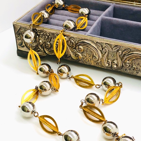 Vintage Modernist Necklace - Picture 9 of 9